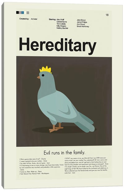 Hereditary Canvas Art Print - Prints And Giggles by Erin Hagerman
