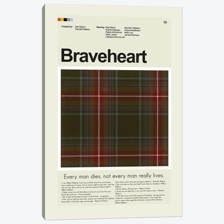 Braveheart Canvas Print #PAG17} by Prints and Giggles by Erin Hagerman Canvas Art Print