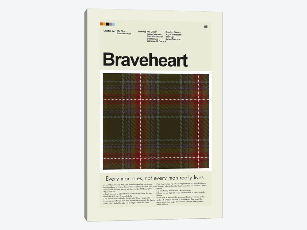 Braveheart by Prints and Giggles by Erin Hagerman 1-piece Art Print