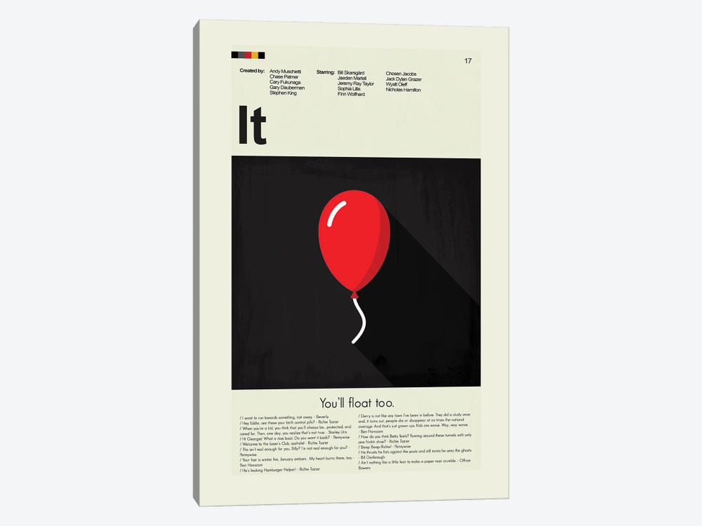 It by Prints and Giggles by Erin Hagerman 1-piece Canvas Artwork