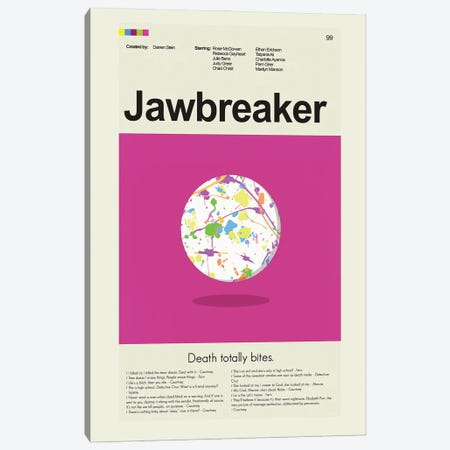 Jawbreaker Canvas Print #PAG183} by Prints and Giggles by Erin Hagerman Canvas Wall Art
