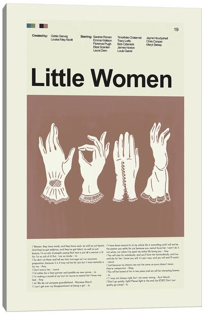 Little Women Canvas Art Print