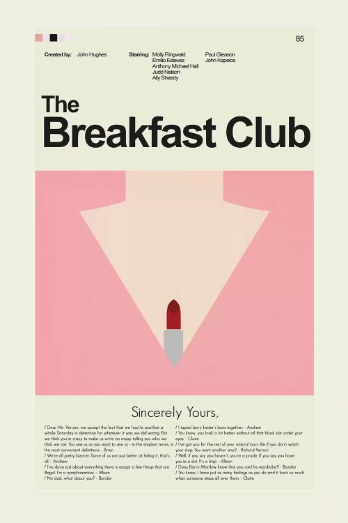 Breakfast Club by Prints and Giggles by Erin Hagerman wall art