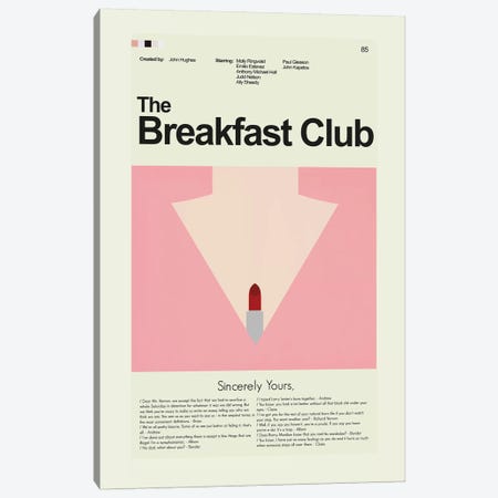 Breakfast Club Canvas Print #PAG18} by Prints and Giggles by Erin Hagerman Canvas Artwork