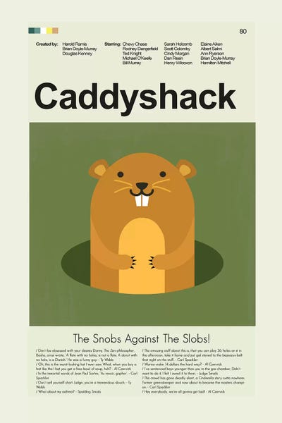 Caddyshack Art Print by Prints and Giggles by Erin Hagerman iCanvas