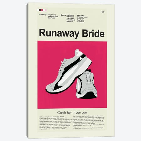 Runaway Bride Canvas Print #PAG210} by Prints and Giggles by Erin Hagerman Canvas Artwork