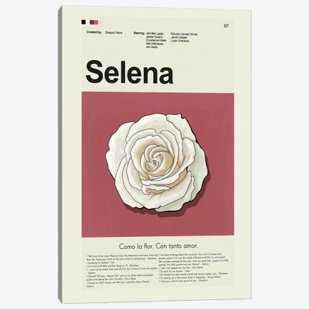 Selena Canvas Print #PAG214} by Prints and Giggles by Erin Hagerman Canvas Art Print