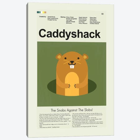 Caddyshack Canvas Print #PAG21} by Prints and Giggles by Erin Hagerman Art Print