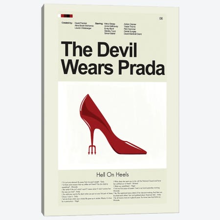 The Devil Wears Prada Canvas Print #PAG223} by Prints and Giggles by Erin Hagerman Canvas Print