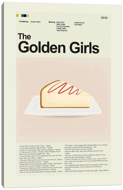 The Golden Girls Canvas Art Print - Prints And Giggles by Erin Hagerman