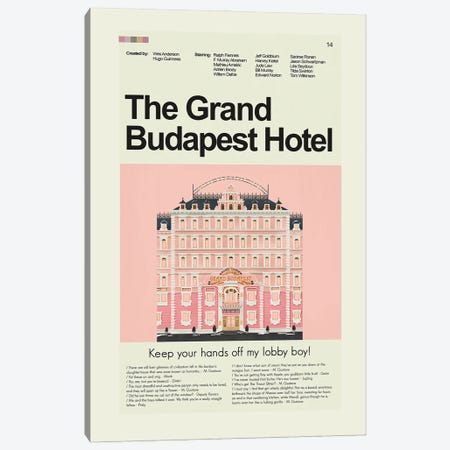 The Grand Budapest Hotel Canvas Print #PAG227} by Prints and Giggles by Erin Hagerman Canvas Artwork