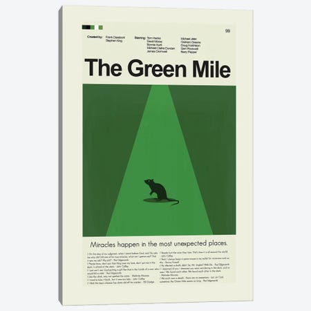 The Green Mile Canvas Print #PAG229} by Prints and Giggles by Erin Hagerman Canvas Print