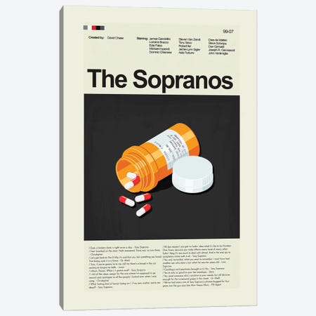The Sopranos Canvas Print #PAG237} by Prints and Giggles by Erin Hagerman Art Print