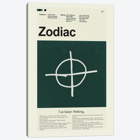Zodiac Canvas Print #PAG244} by Prints and Giggles by Erin Hagerman Canvas Artwork