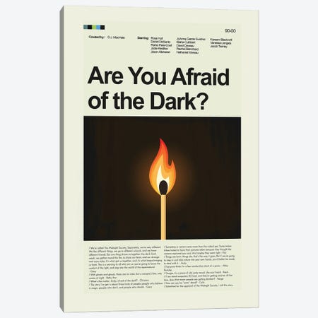 Are You Afraid of the Dark? Canvas Print #PAG256} by Prints and Giggles by Erin Hagerman Canvas Print