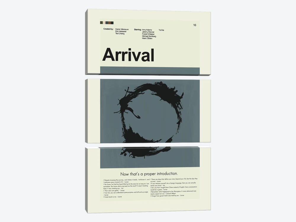 Arrival by Prints and Giggles by Erin Hagerman 3-piece Canvas Print