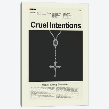 Cruel Intentions Canvas Print #PAG275} by Prints and Giggles by Erin Hagerman Canvas Art Print