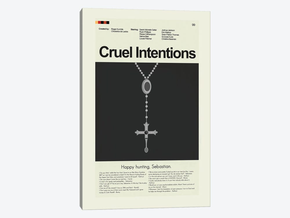 Cruel Intentions by Prints and Giggles by Erin Hagerman 1-piece Art Print
