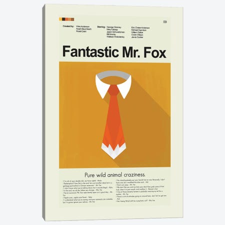 Fantastic Mr. Fox Canvas Print #PAG281} by Prints and Giggles by Erin Hagerman Canvas Print