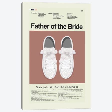 Father of the Bride Canvas Print #PAG282} by Prints and Giggles by Erin Hagerman Canvas Art Print