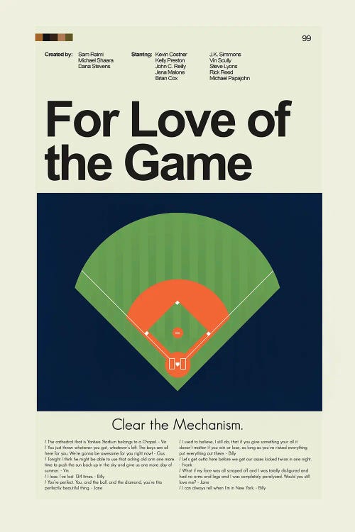 For Love of the Game