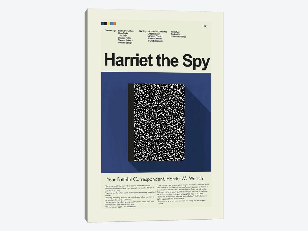 Harriet the Spy 1-piece Canvas Art