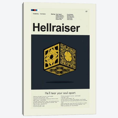 Hellraiser Canvas Print #PAG297} by Prints and Giggles by Erin Hagerman Canvas Print