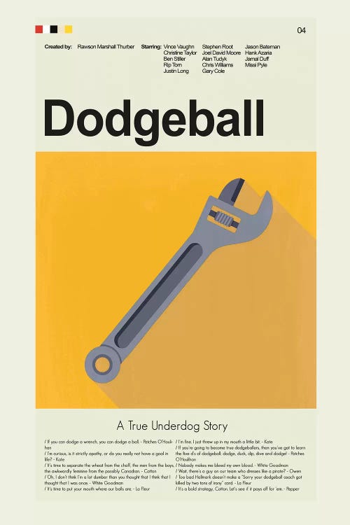 Dodgeball by Prints and Giggles by Erin Hagerman wall art