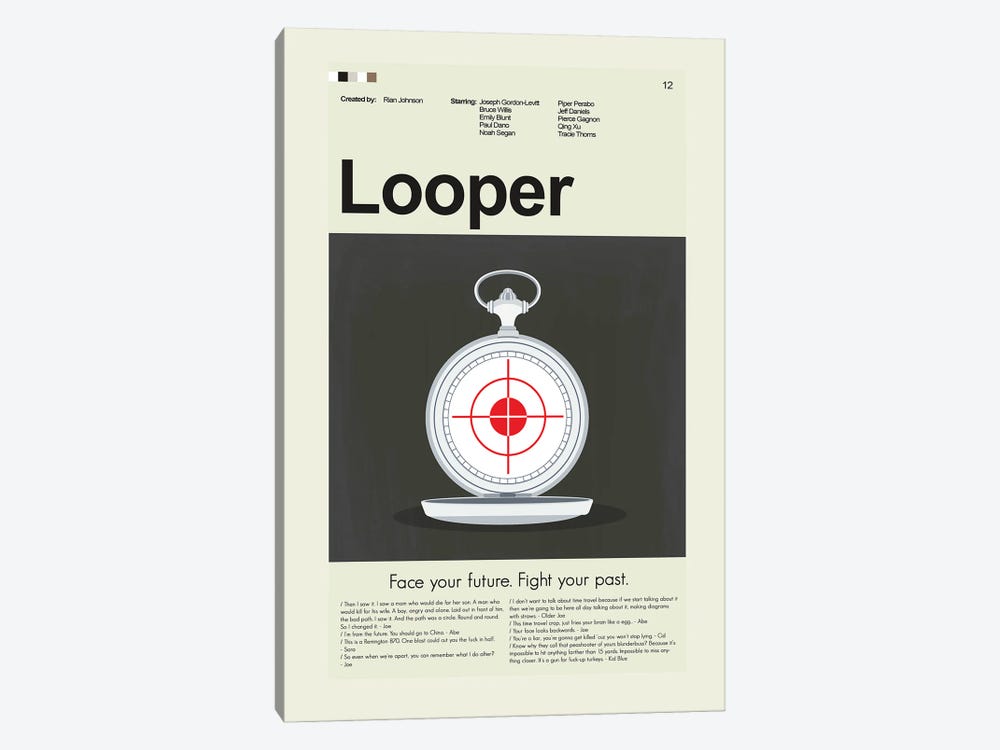 Looper by Prints and Giggles by Erin Hagerman 1-piece Canvas Print