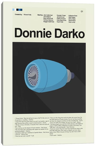 Donnie Darko Canvas Art Print - Fantasy Movie Art