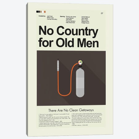 No Country for Old Men Canvas Print #PAG313} by Prints and Giggles by Erin Hagerman Canvas Art Print