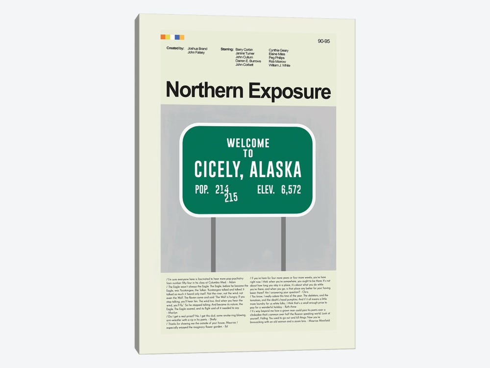 Northern Exposure by Prints and Giggles by Erin Hagerman 1-piece Art Print