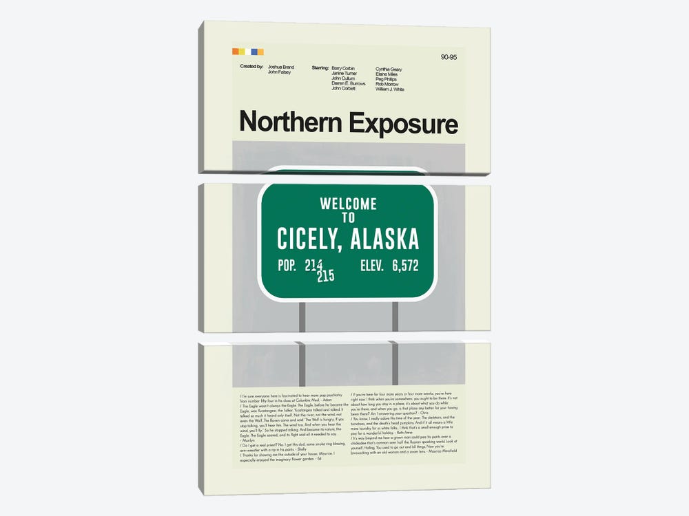 Northern Exposure by Prints and Giggles by Erin Hagerman 3-piece Canvas Art Print