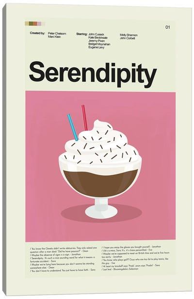 Serendipity Canvas Art Print - Ice Cream & Popsicle Art