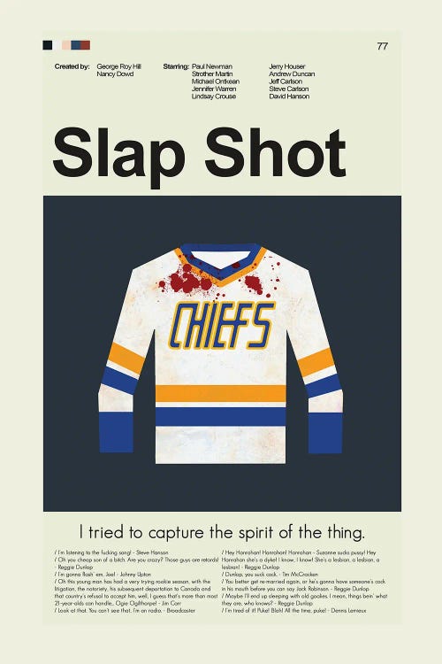 Slapshot by Prints and Giggles by Erin Hagerman wall art