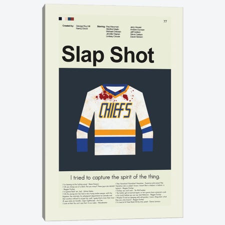 Slapshot Canvas Print #PAG338} by Prints and Giggles by Erin Hagerman Canvas Print