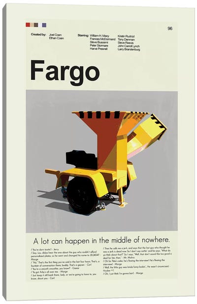 Fargo Canvas Art Print - Fargo (Film)