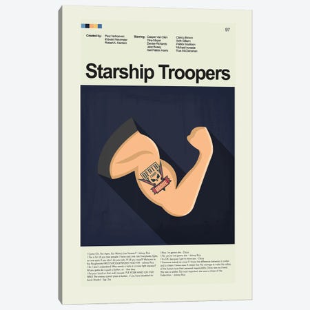 Starship Troopers Canvas Print #PAG341} by Prints and Giggles by Erin Hagerman Canvas Wall Art