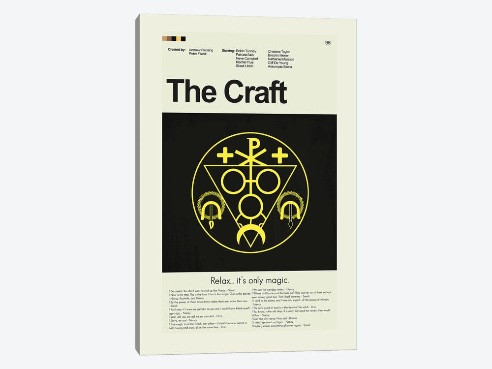 The Craft by Prints and Giggles by Erin Hagerman 1-piece Canvas Art Print
