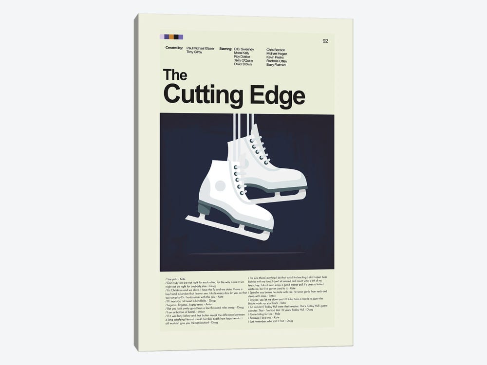 The Cutting Edge by Prints and Giggles by Erin Hagerman 1-piece Canvas Print