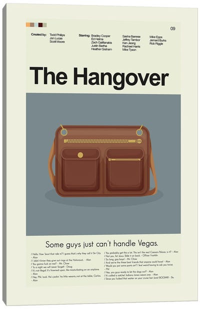 The Hangover Canvas Art Print - Prints And Giggles by Erin Hagerman