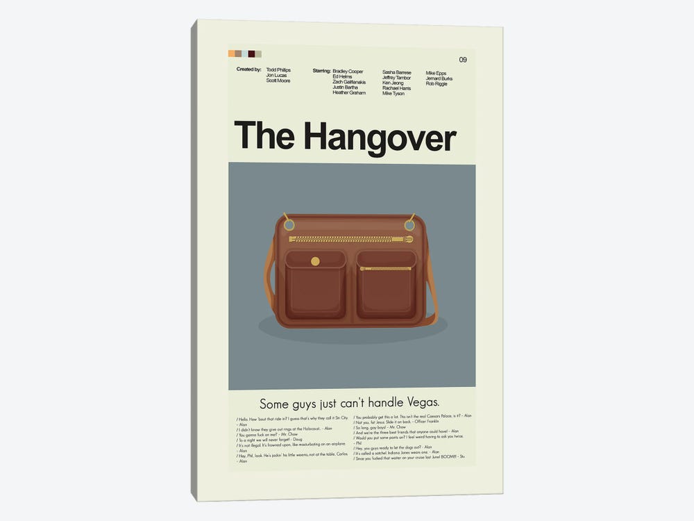 The Hangover by Prints and Giggles by Erin Hagerman 1-piece Art Print