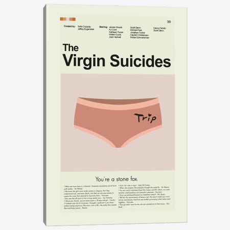 The Virgin Suicides Canvas Print #PAG359} by Prints and Giggles by Erin Hagerman Canvas Print