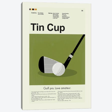 Tin Cup Canvas Print #PAG363} by Prints and Giggles by Erin Hagerman Canvas Wall Art