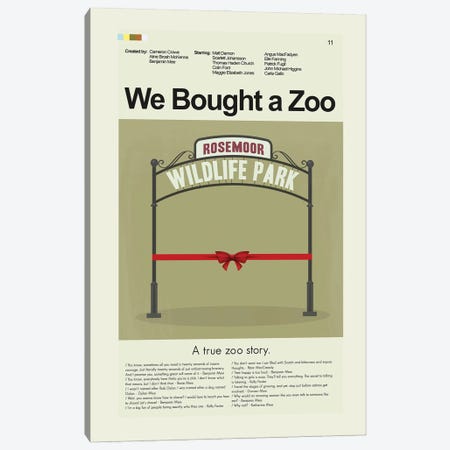 We Bought A Zoo Canvas Print #PAG369} by Prints and Giggles by Erin Hagerman Canvas Artwork