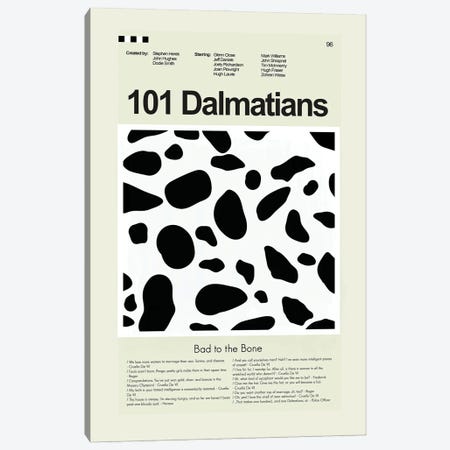 101 Dalmatians Canvas Print #PAG371} by Prints and Giggles by Erin Hagerman Canvas Print