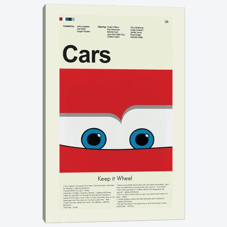 Cars Canvas Print #PAG374} by Prints and Giggles by Erin Hagerman Canvas Wall Art