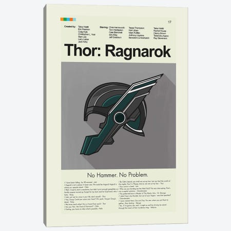 Thor: Ragnarok Canvas Print #PAG383} by Prints and Giggles by Erin Hagerman Canvas Art