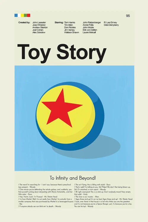 Toy Story by Prints and Giggles by Erin Hagerman wall art