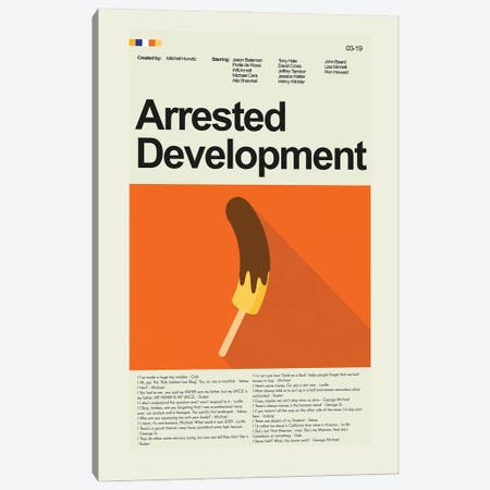 Arrested Development Canvas Print #PAG390} by Prints and Giggles by Erin Hagerman Canvas Art Print